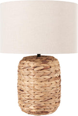 Zadi Natural Plaited Water Hyacinth Table Lamp