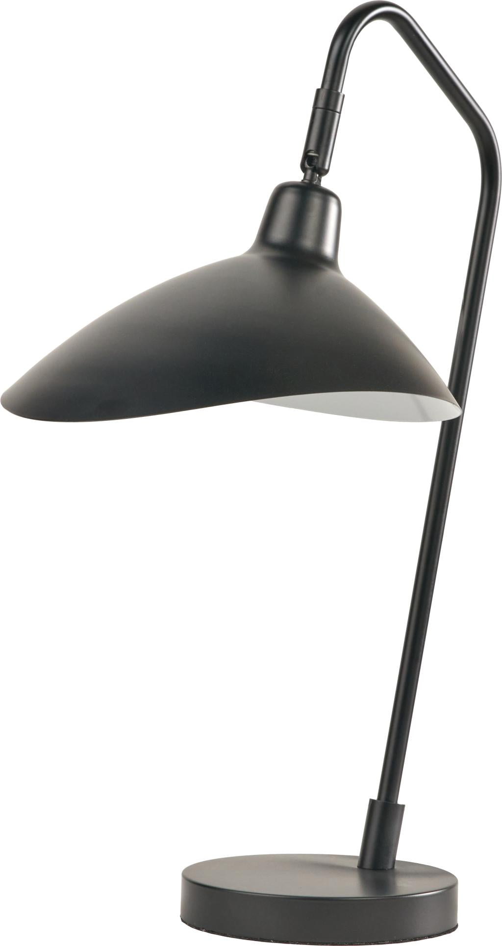 Toulon Black Metal Task Table Lamp