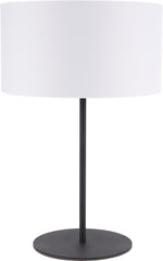 Elin Matt Black & Ivory Table Lamp