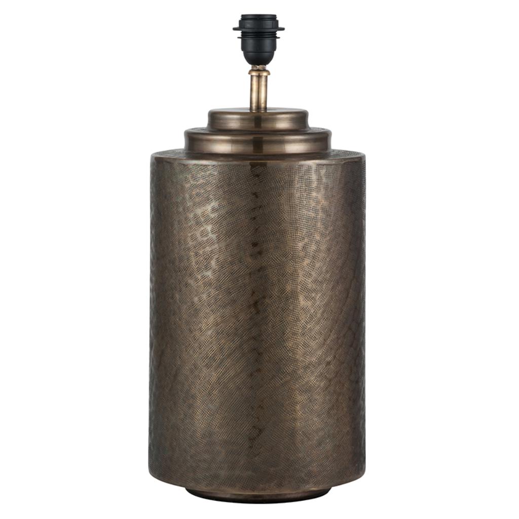 Zuri Large Antique Brass Metal Pot Table Lamp  - Base Only