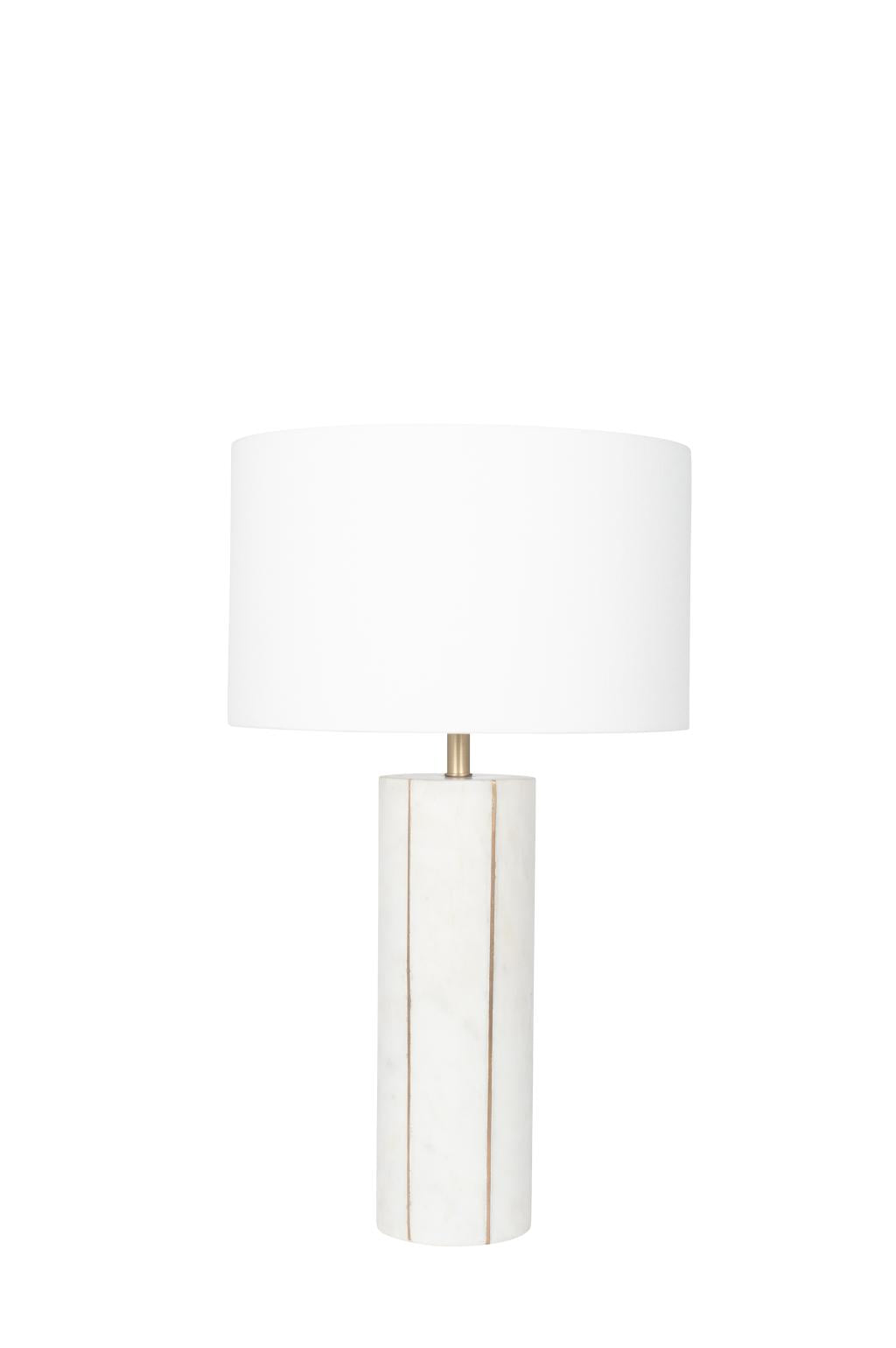 Venetia Green/White Marble Table Lamp