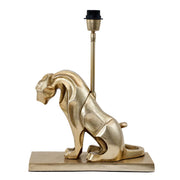 Osa Shiny Gold Metal Jaguar Table Lamp  - Base Only