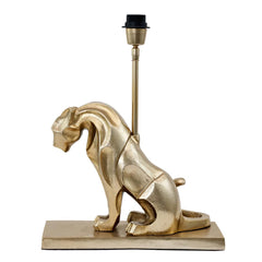 Osa Shiny Gold Metal Jaguar Table Lamp  - Base Only