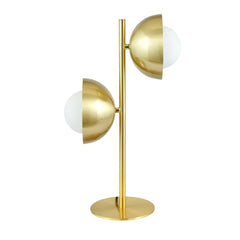 Estelle Brushed Brass Metal Table Lamp