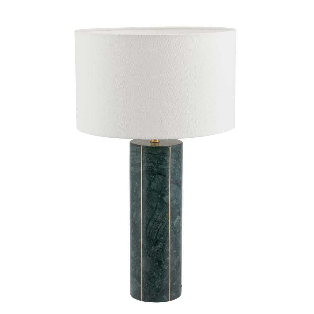 Venetia Green/White Marble Table Lamp