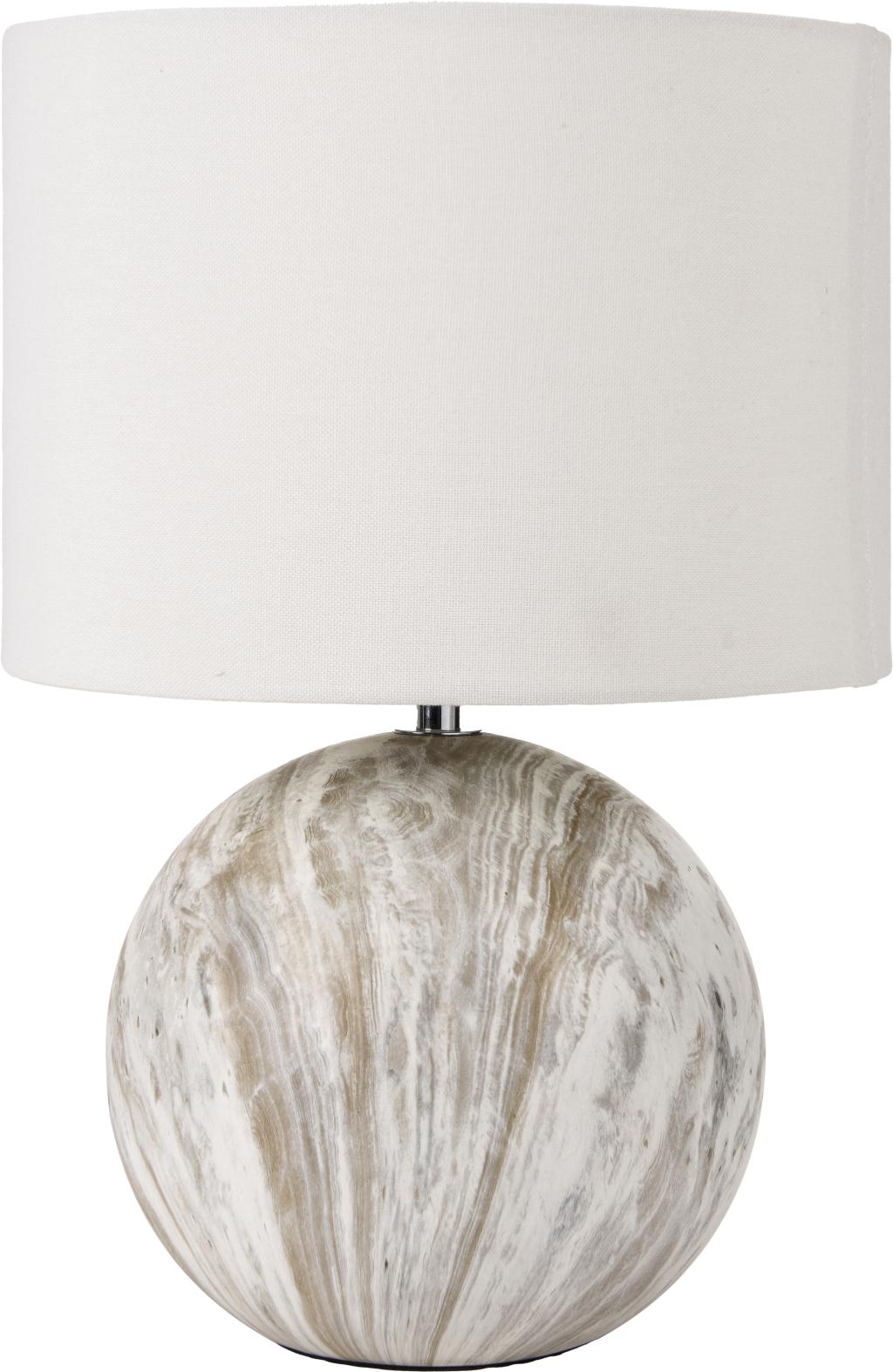 Viejo Grey/Natural Stone Effect Ceramic Table Lamp