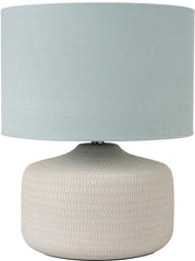 Kai Duck Egg Textured Ceramic Table Lamp - Small/Large