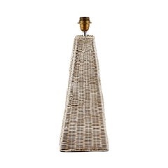 Seacomb Rattan Pyramid Table Lamp  - Base Only