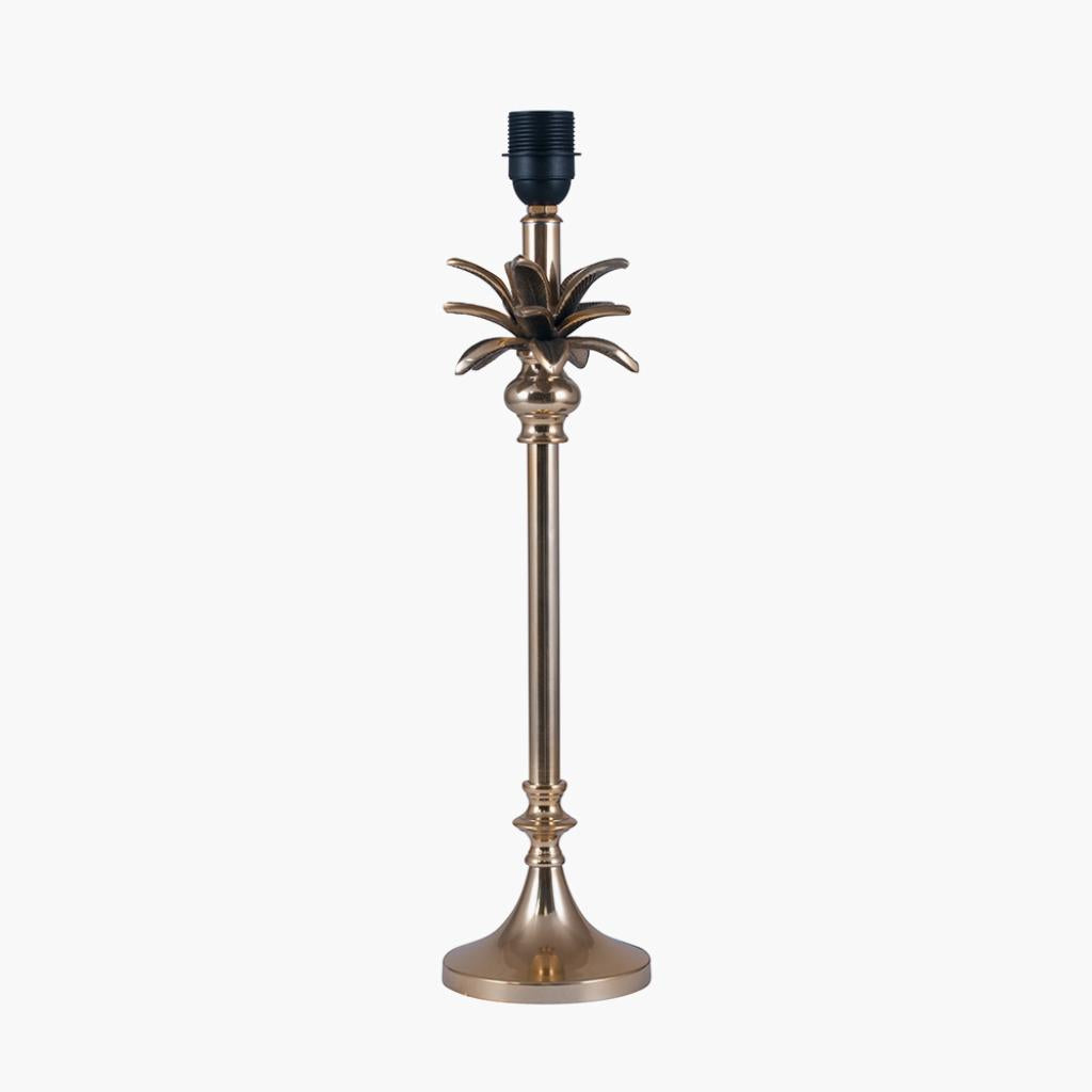 Trafalgar Gold/Nickel Palm Tree Table Lamp  - Base Only