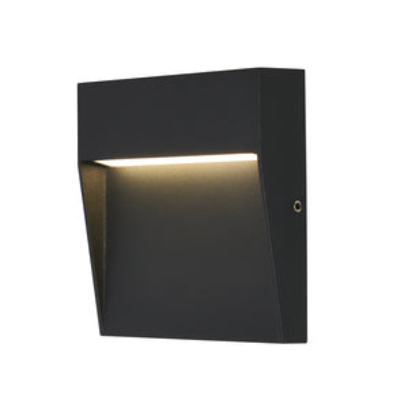 Puya 10/16cm LED  Square Wall Light- Anthracite Finish