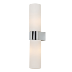 Cuco 6w LED Wall Light IP44 Black/Chrome