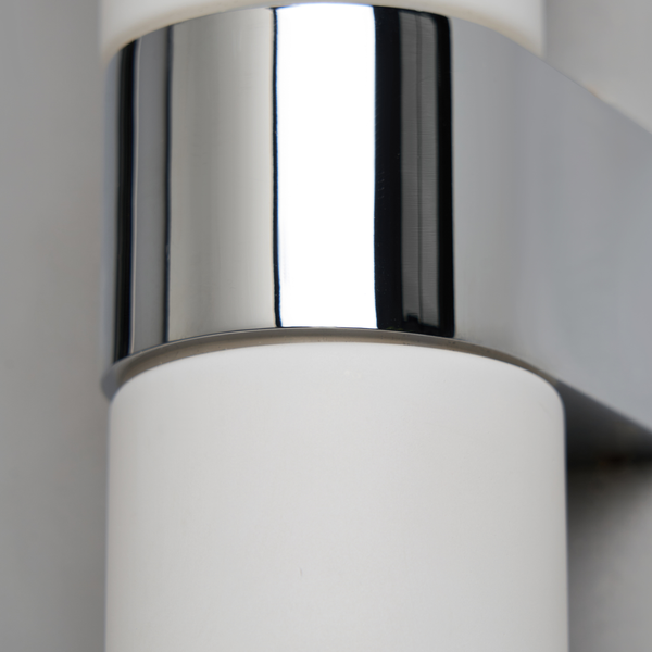 Cuco 6w LED Wall Light IP44 Black/Chrome