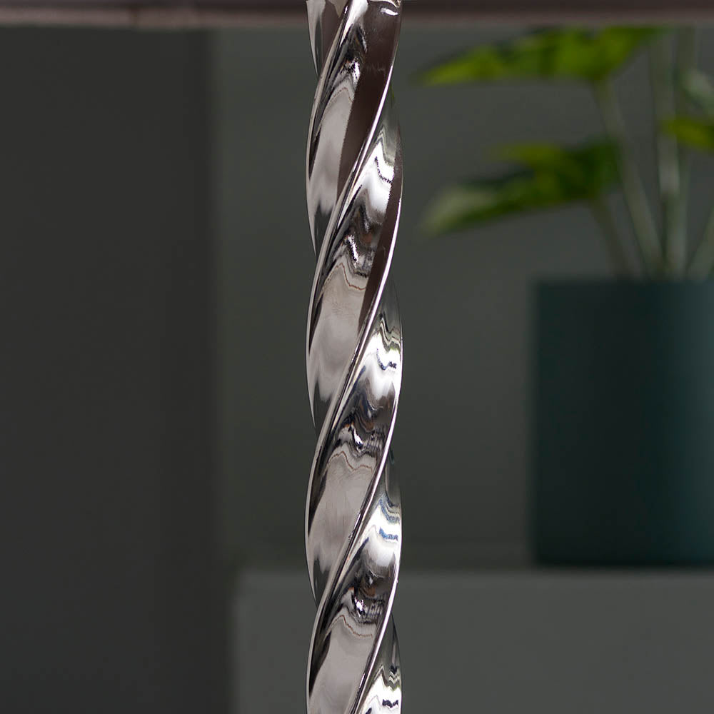 Altair & Chatsworth Floor Lamp  - Polished Nickel Finish E27