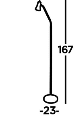 Jolly Floor Lamp - Antique Brass Metal GU10