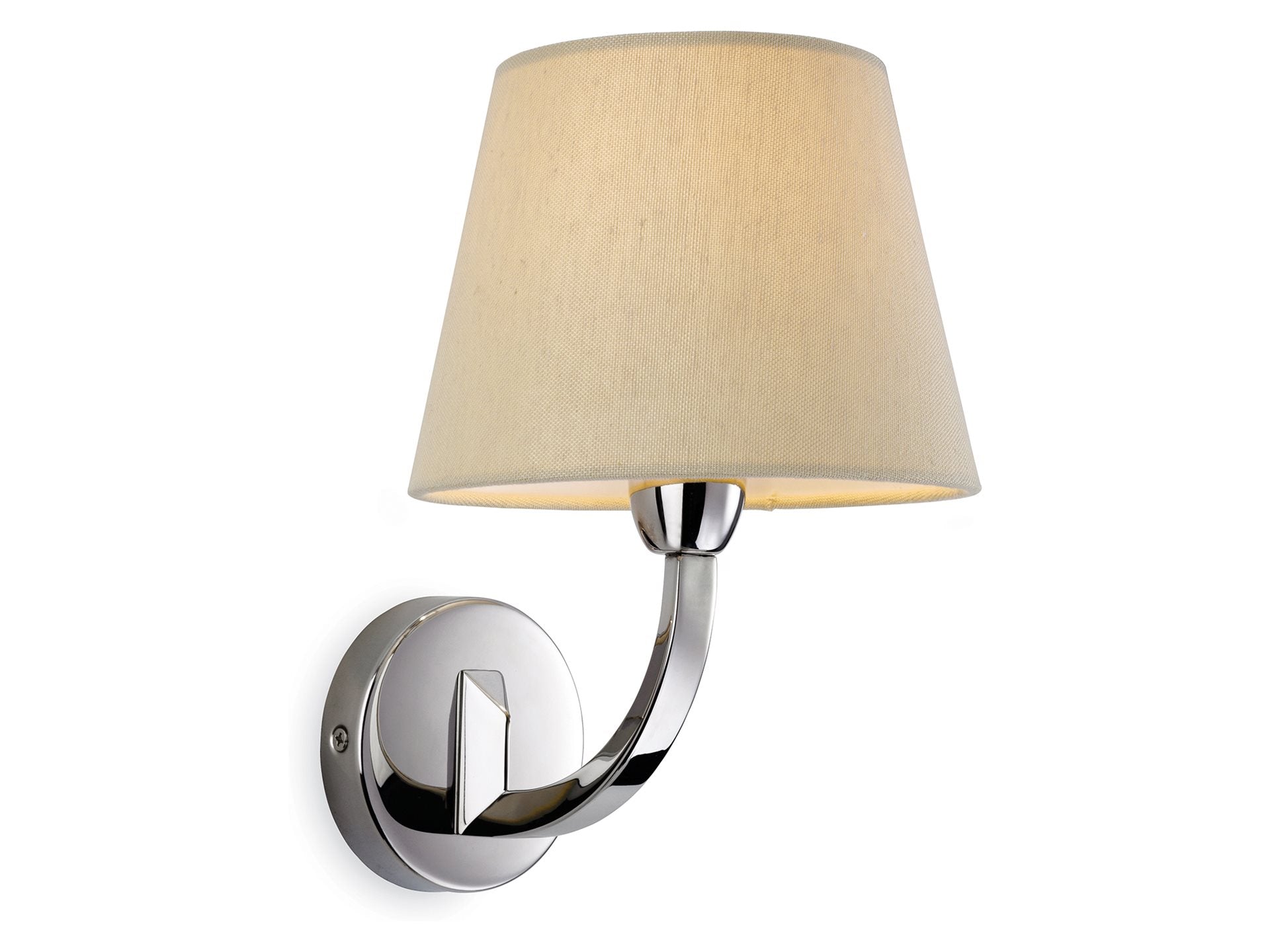 Fairmont Single Wall Light- Polished Stainless Steel