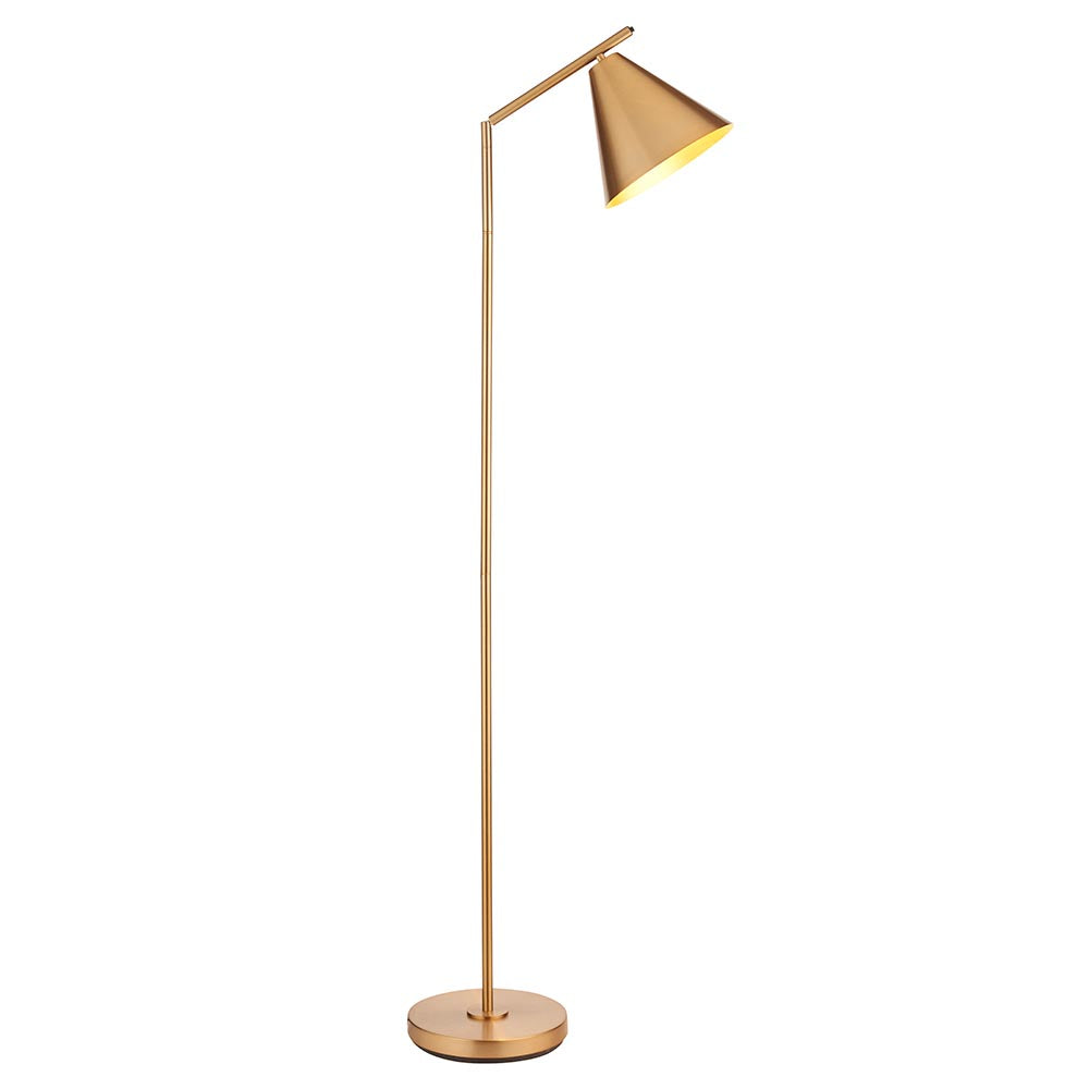 Lyra Task Floor Lamp -Antique Brass/Antique Bronze Finish E27