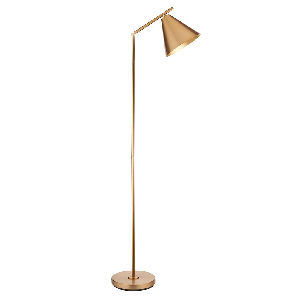 Lyra Task Floor Lamp -Antique Brass/Antique Bronze Finish E27