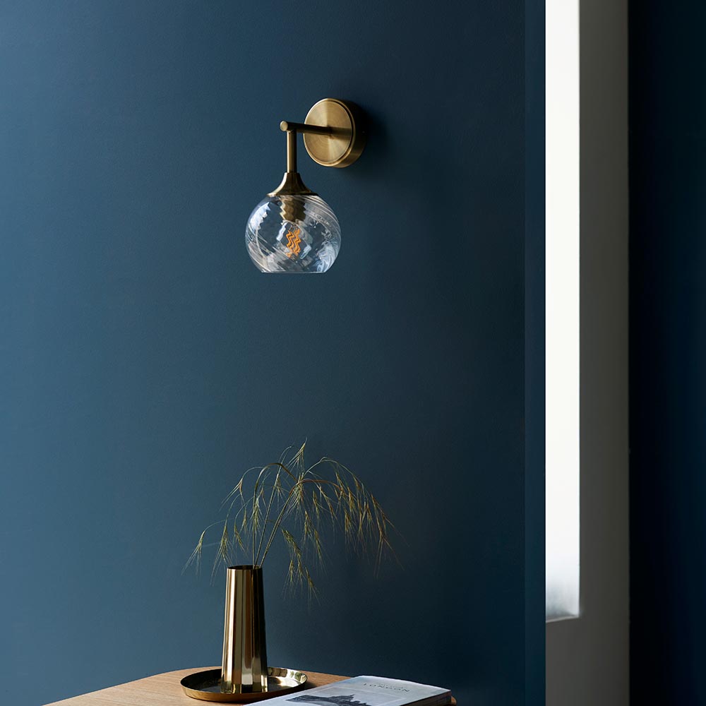 Furze Wall Light - Antique Brass/Bright Nickel
