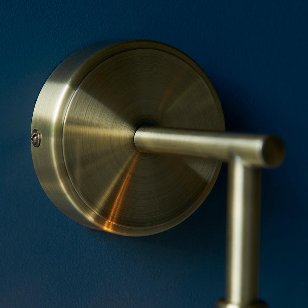 Furze Wall Light - Antique Brass/Bright Nickel
