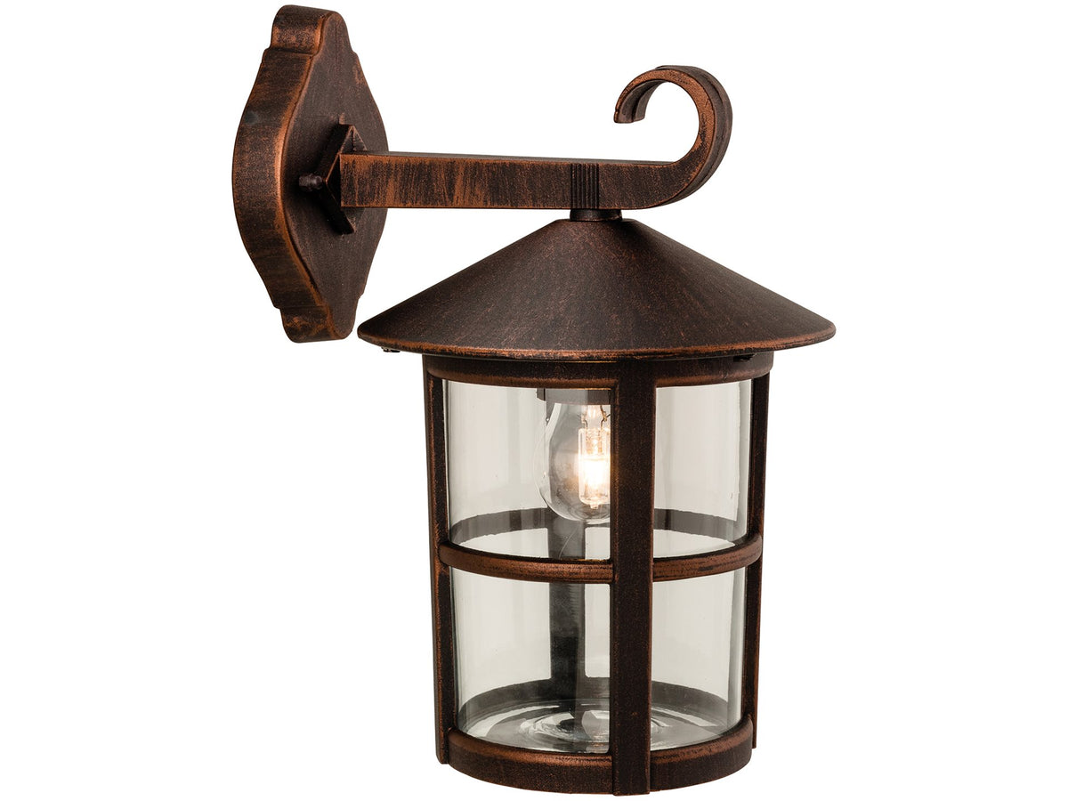 Stratford Downlight Lantern- Black/ Bronze