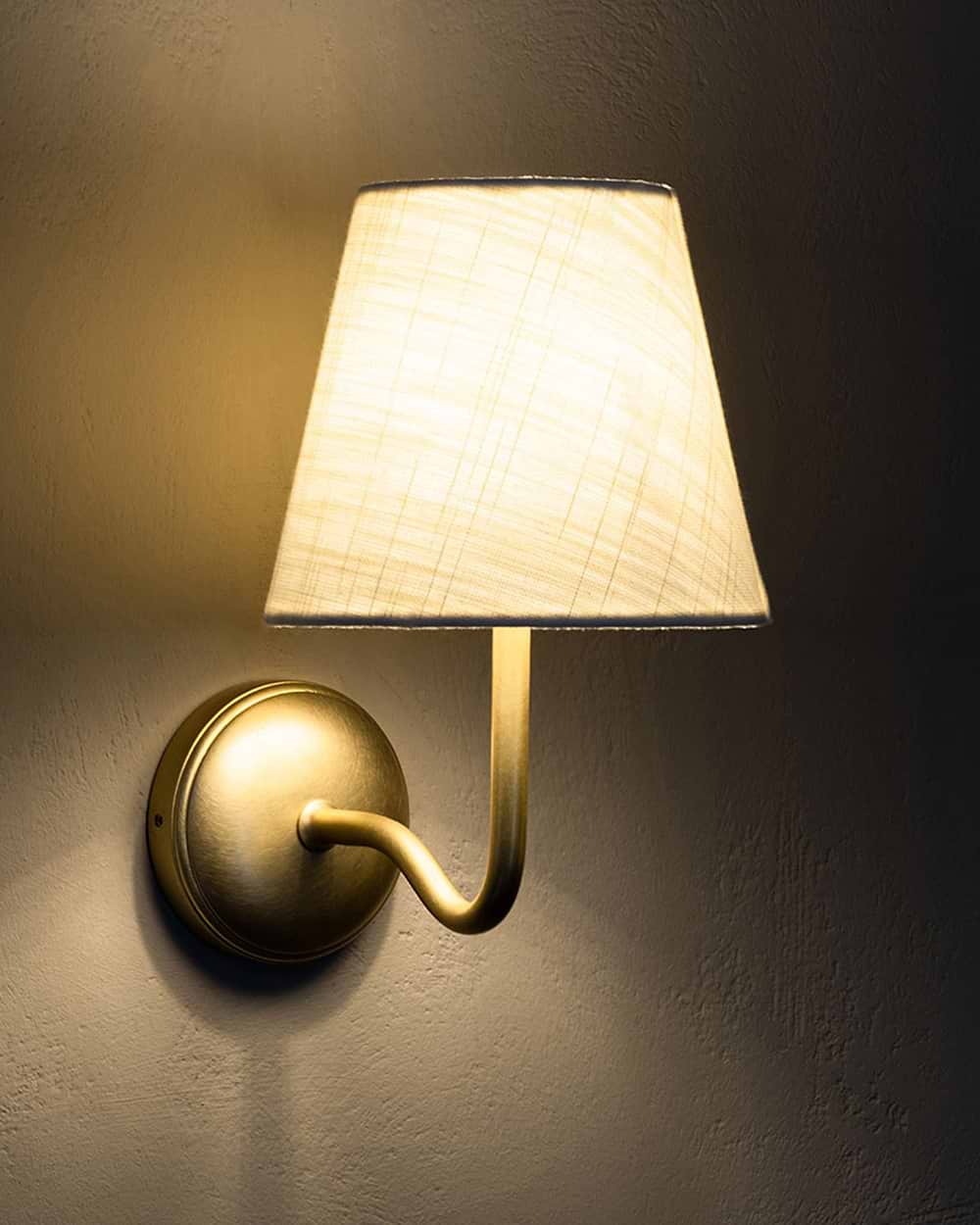 Malvern Wall Light- Brass and White Alabaster Finish