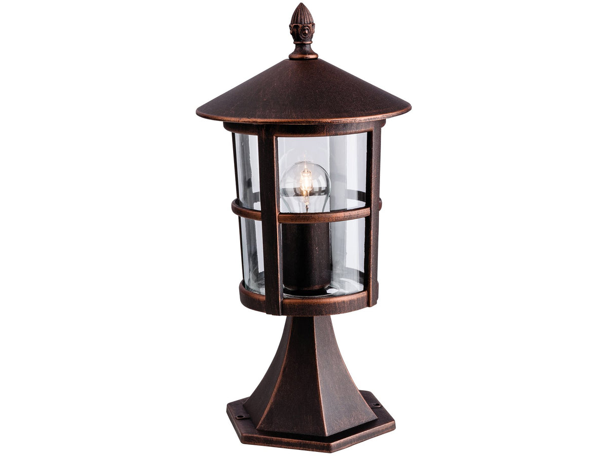 Stratford Lantern Pillar Top- Bronze/ Black Finishes