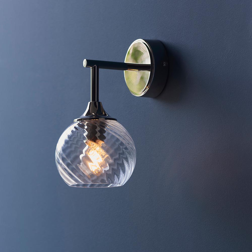 Furze Wall Light - Antique Brass/Bright Nickel