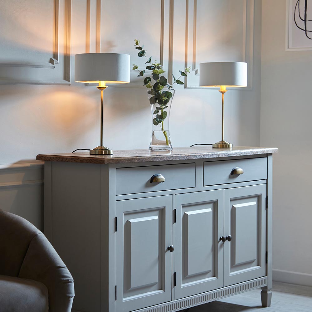 Westbury 1/3Lt Table Lamp In Various Finishes E14