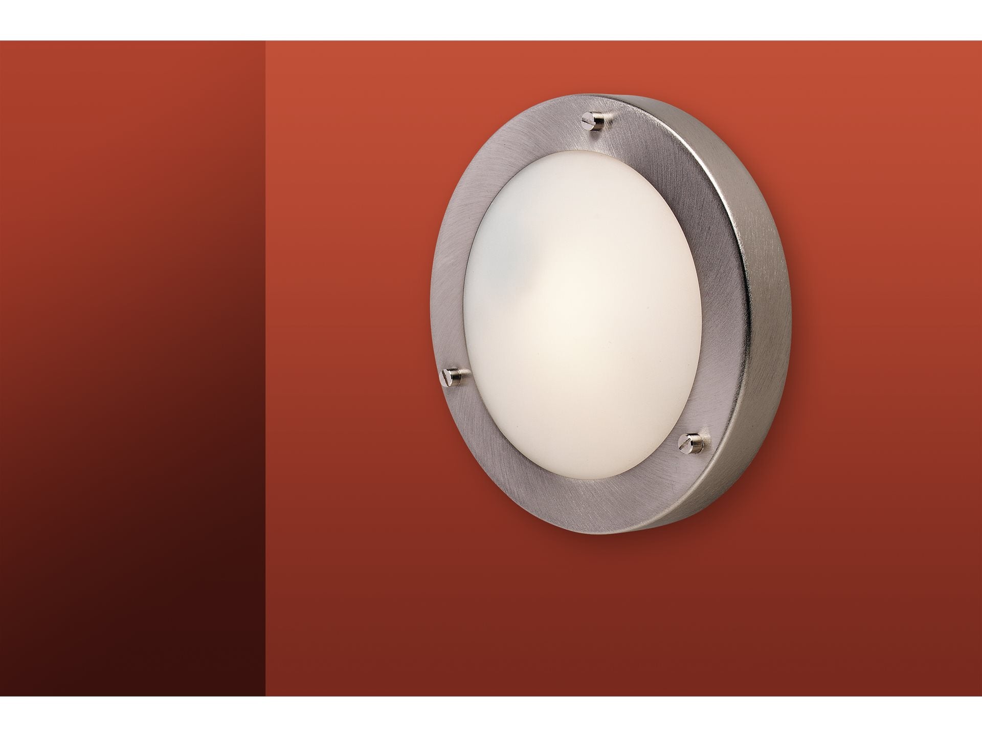 Rondo Flush Ceiling Fitting/Wall Light- Various Finishes