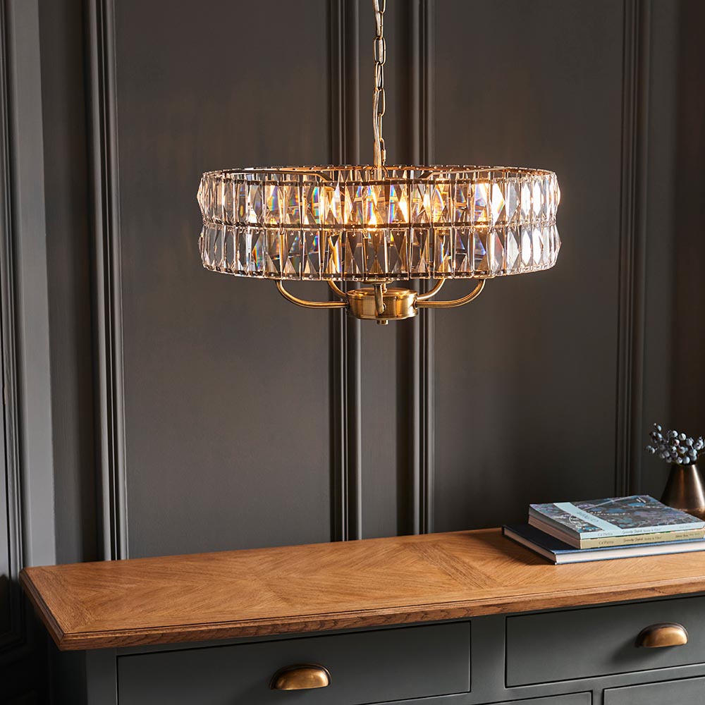 Jarvis 3/5Lt Crystal Pendant