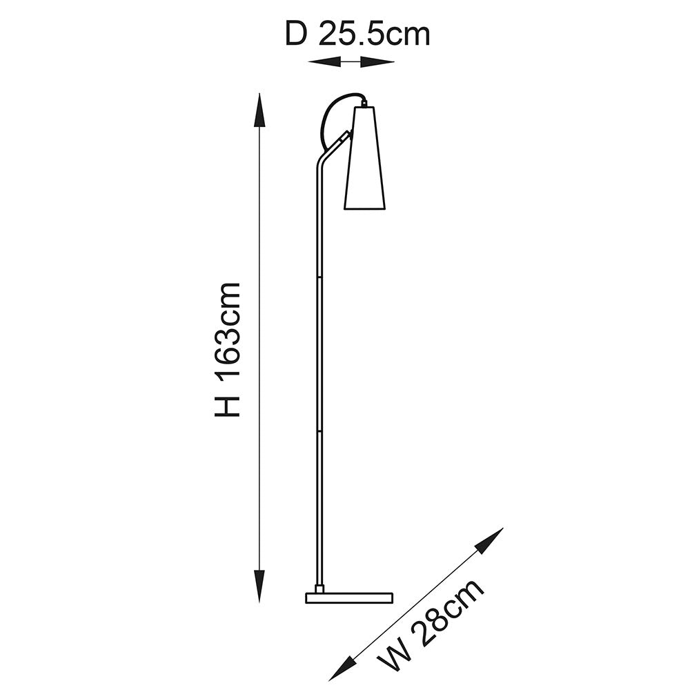 Solara New Task Floor Lamp E27