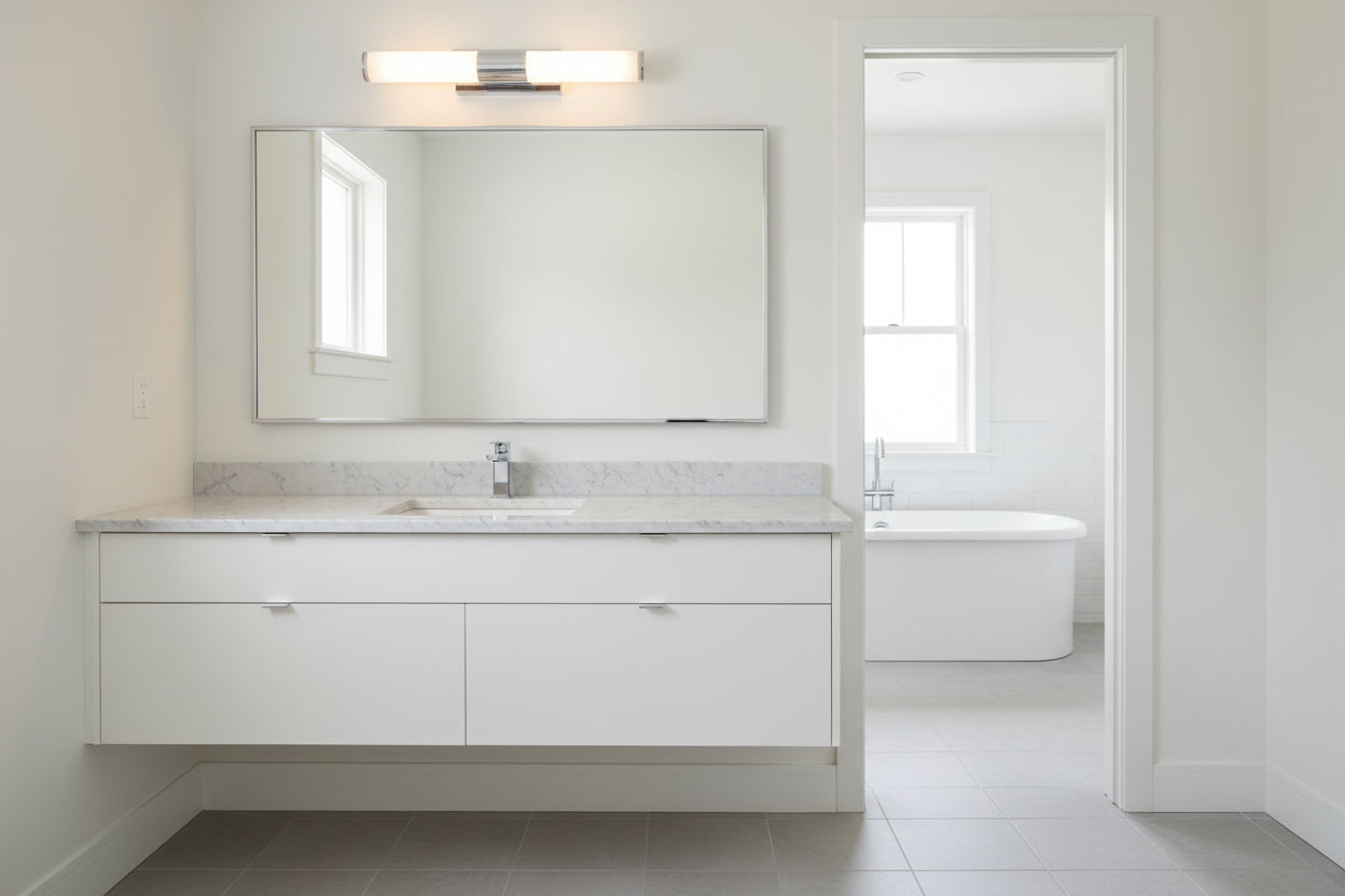 Vega LED Wall Light- Chrome with Opal Polycarbonate Diffuser
