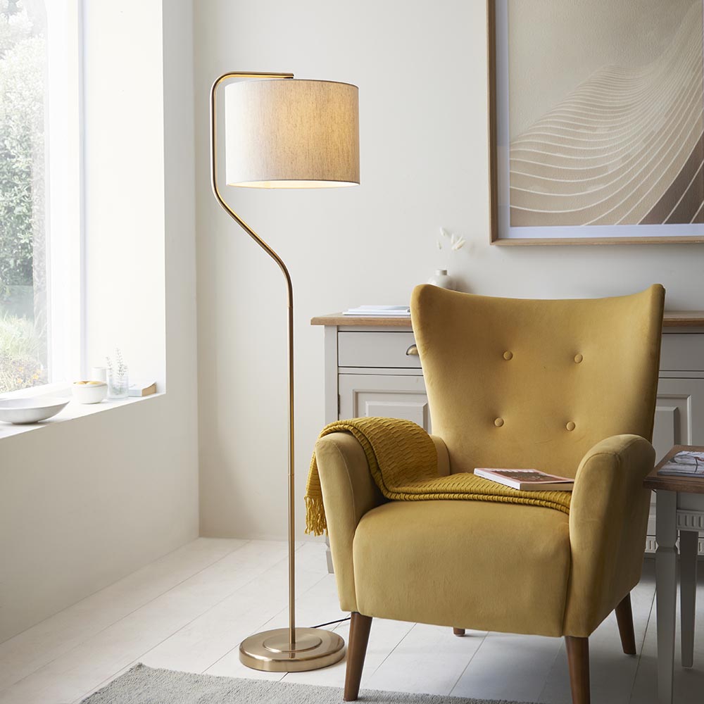 Arcturus Floor Lamp - Brass Finish E27