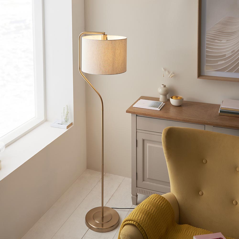 Arcturus Floor Lamp - Brass Finish E27