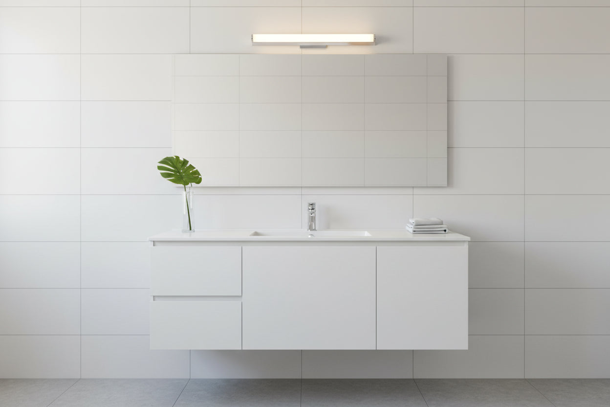 Polaris LED Wall Light -Chrome with Opal Polycarbonate Diffuser
