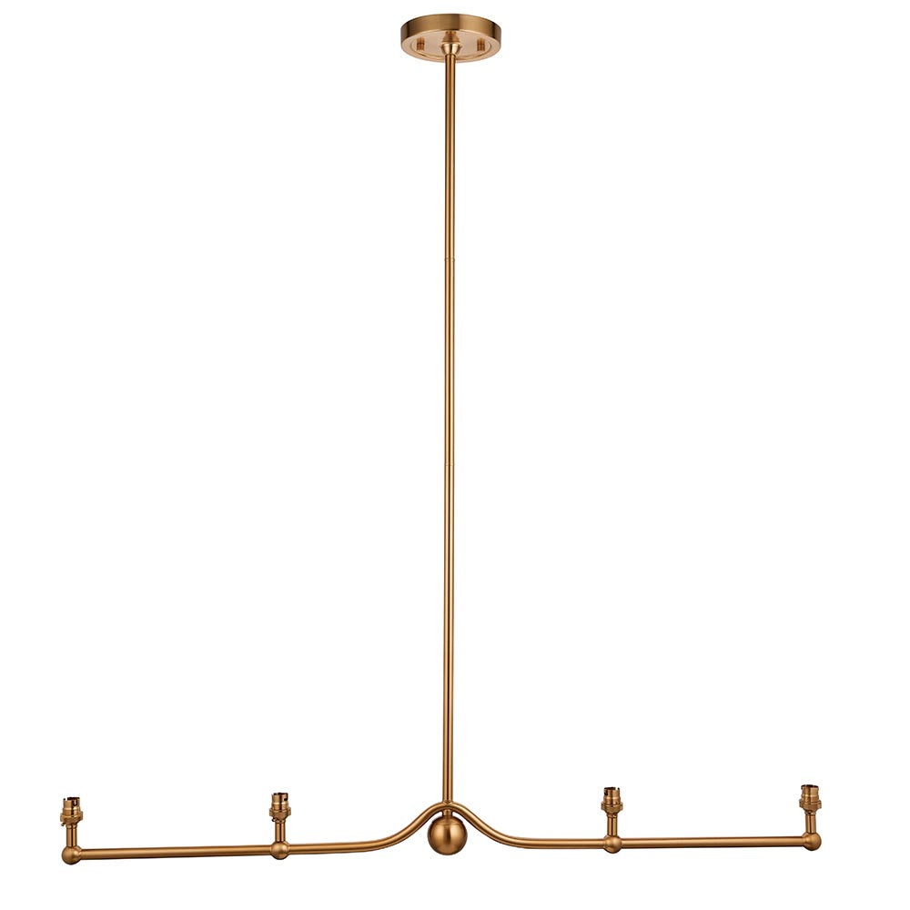 Marciano 4Lt Linear Pendant - Brass