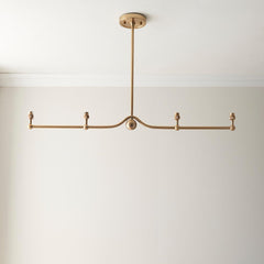 Marciano 4Lt Linear Pendant - Brass