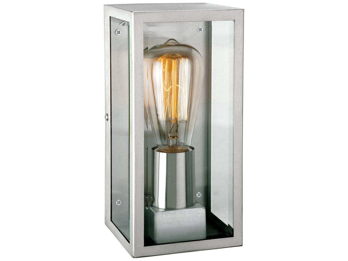 Dallas Wall Light- Black/ Stainless Steel