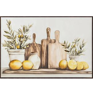 Kitchen Set of 2 Framed Pictures