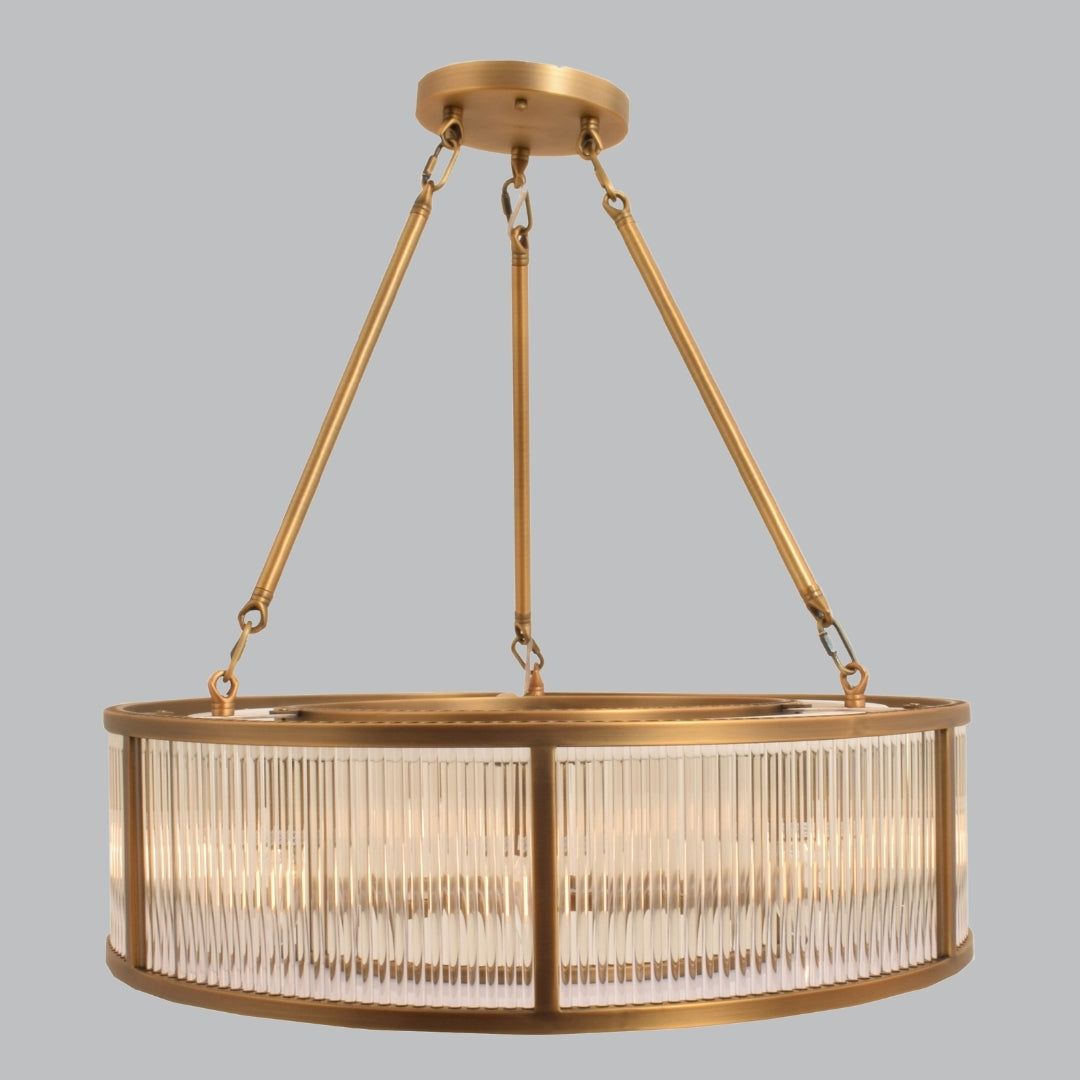 Dusk Antique Brass Finish Ceiling Light E14