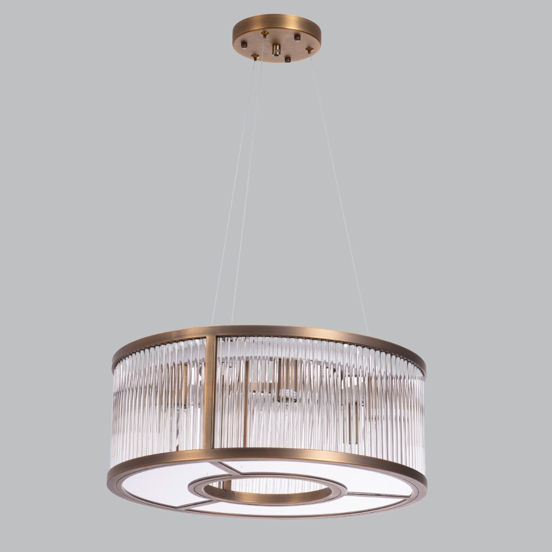 Dusk Diameter 50cm Antique Brass Finish Pendant E14