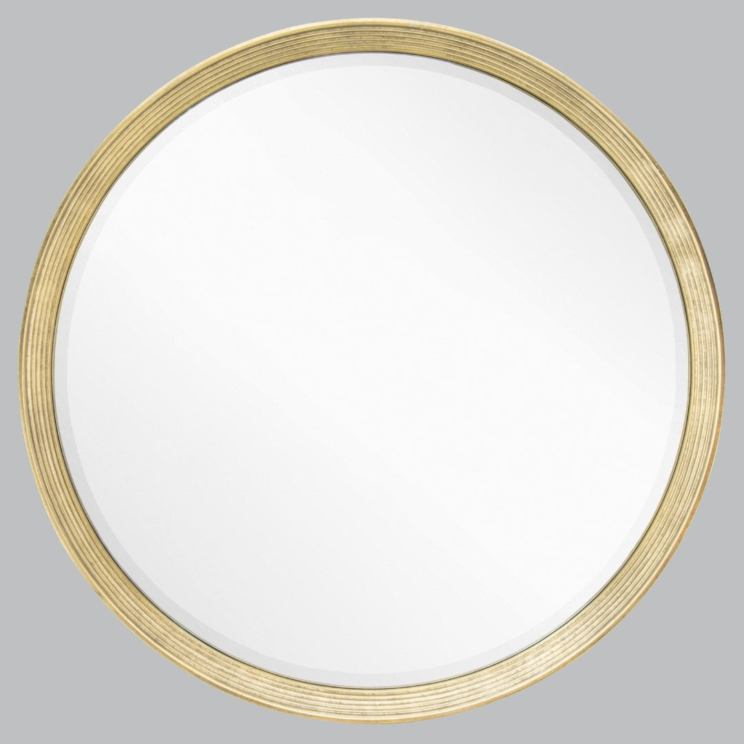 Flare Distressed Gold/Antique Silver Leaf Wall Mirror