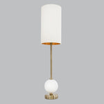 Mistral Marble Table Lamp Brass/Gun Metal E14