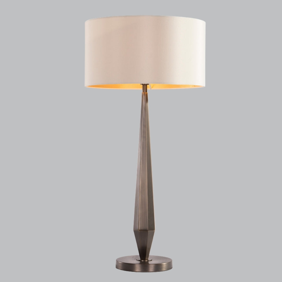 Uso Dark Nickel/Brass Finish Table Lamp E14