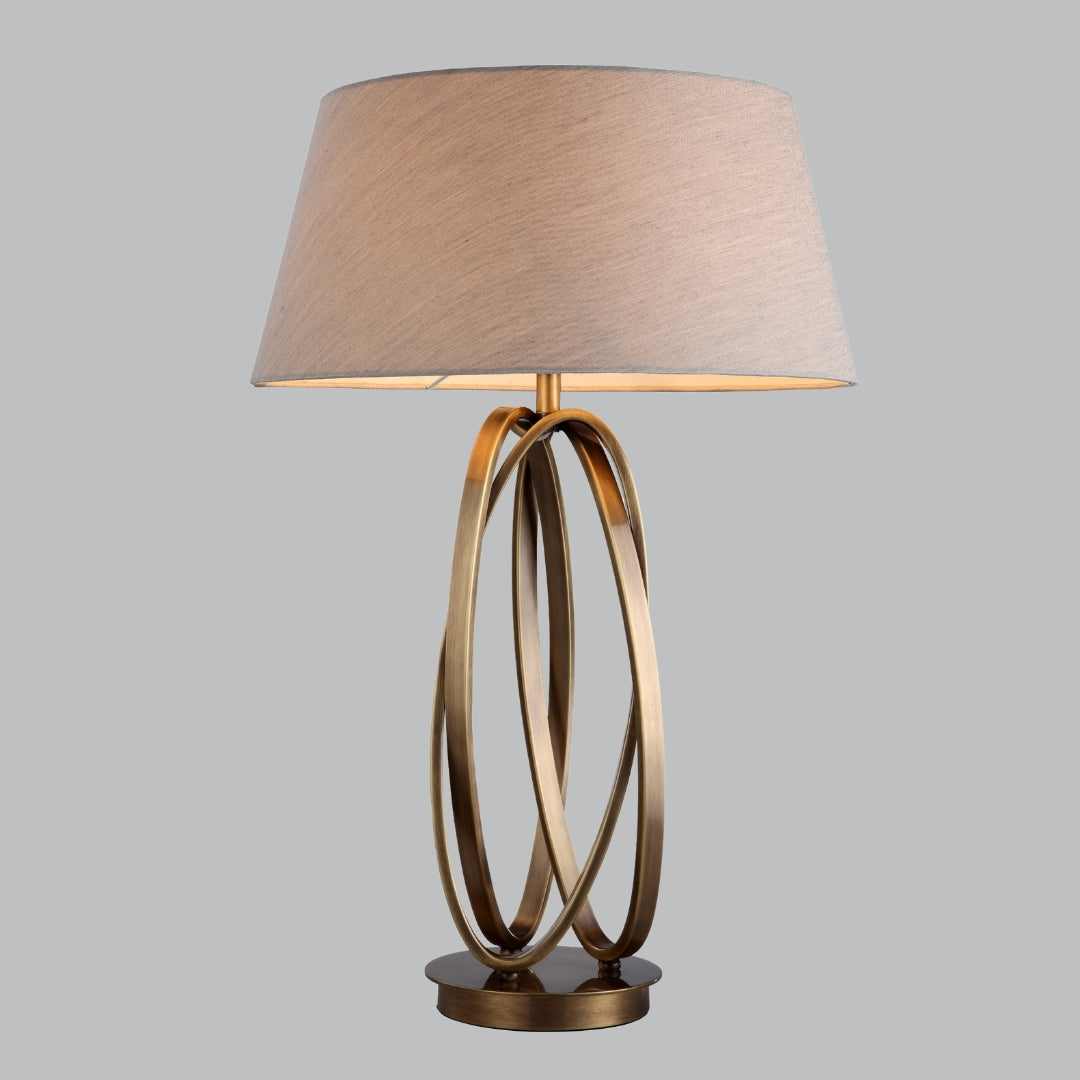 Xeno Antique Brass Table Lamp E14