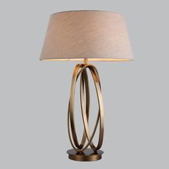 Xeno Antique Brass Table Lamp E14