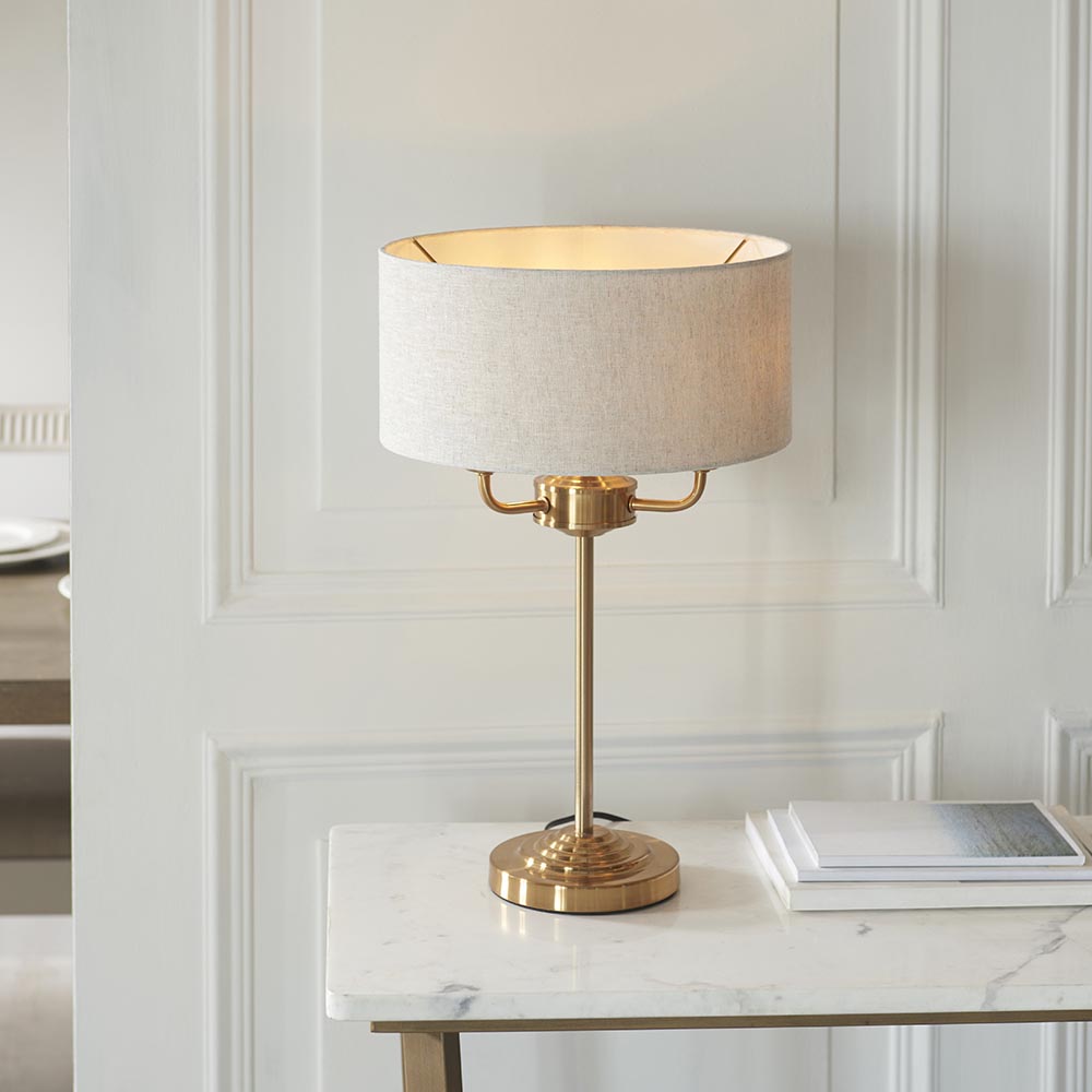 Westbury 1/3Lt Table Lamp In Various Finishes E14