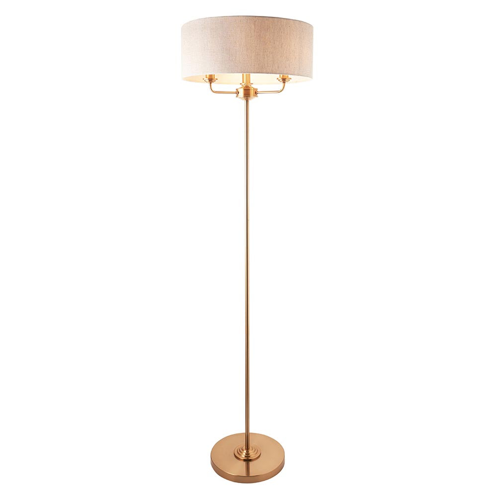 Westbury 1/3Lt Floor Lamp In Various Finishes E14