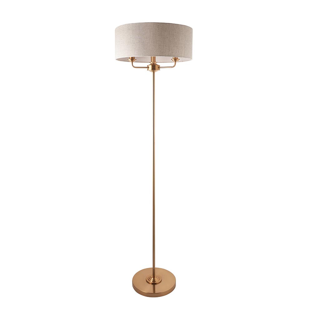 Westbury 1/3Lt Floor Lamp In Various Finishes E14