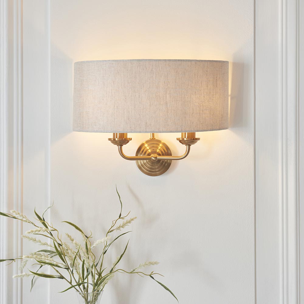 Westbury 2Lt Wall Light In Various Finishes E14